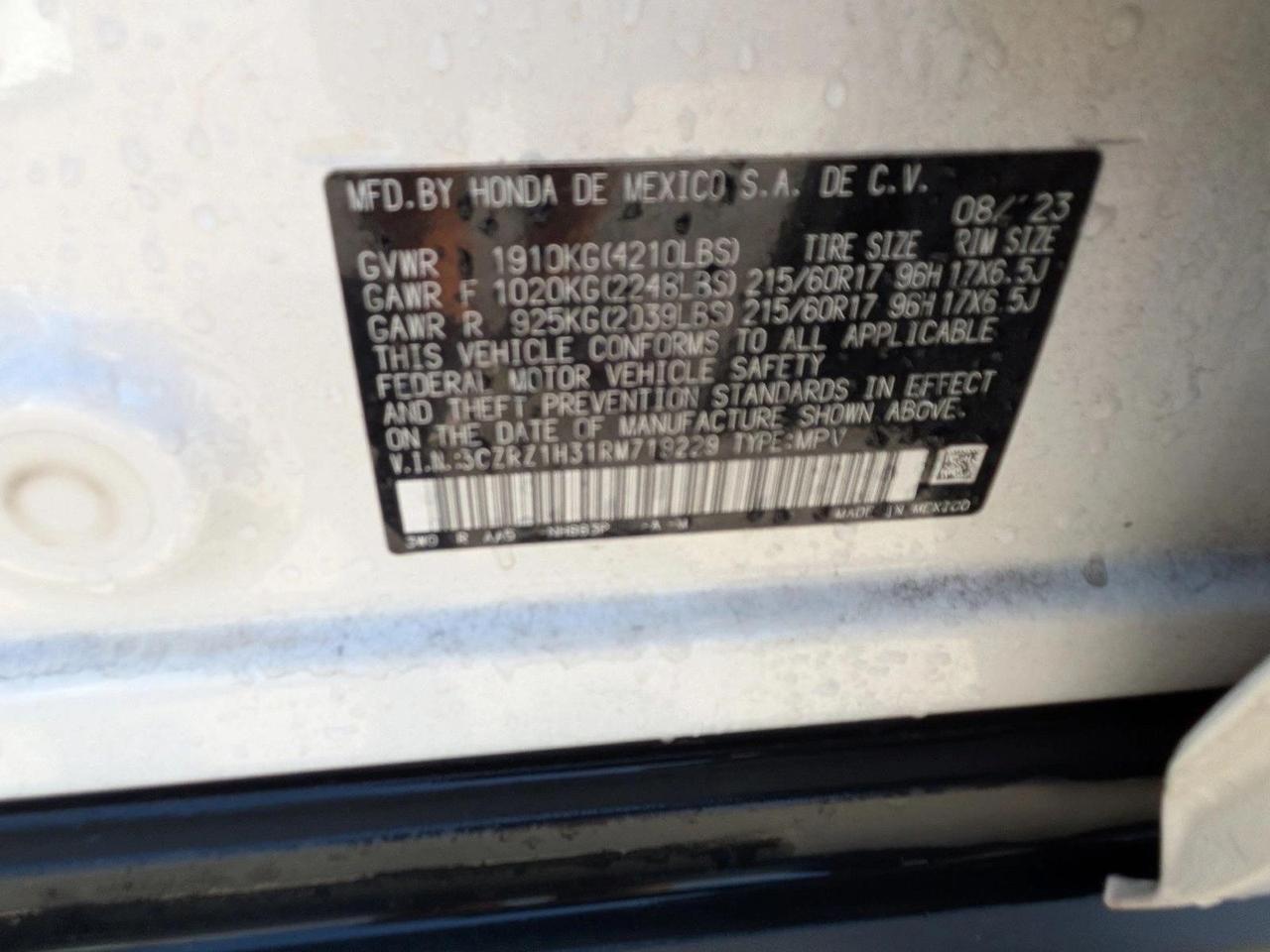2024 Honda HR-V LX Roseville CA