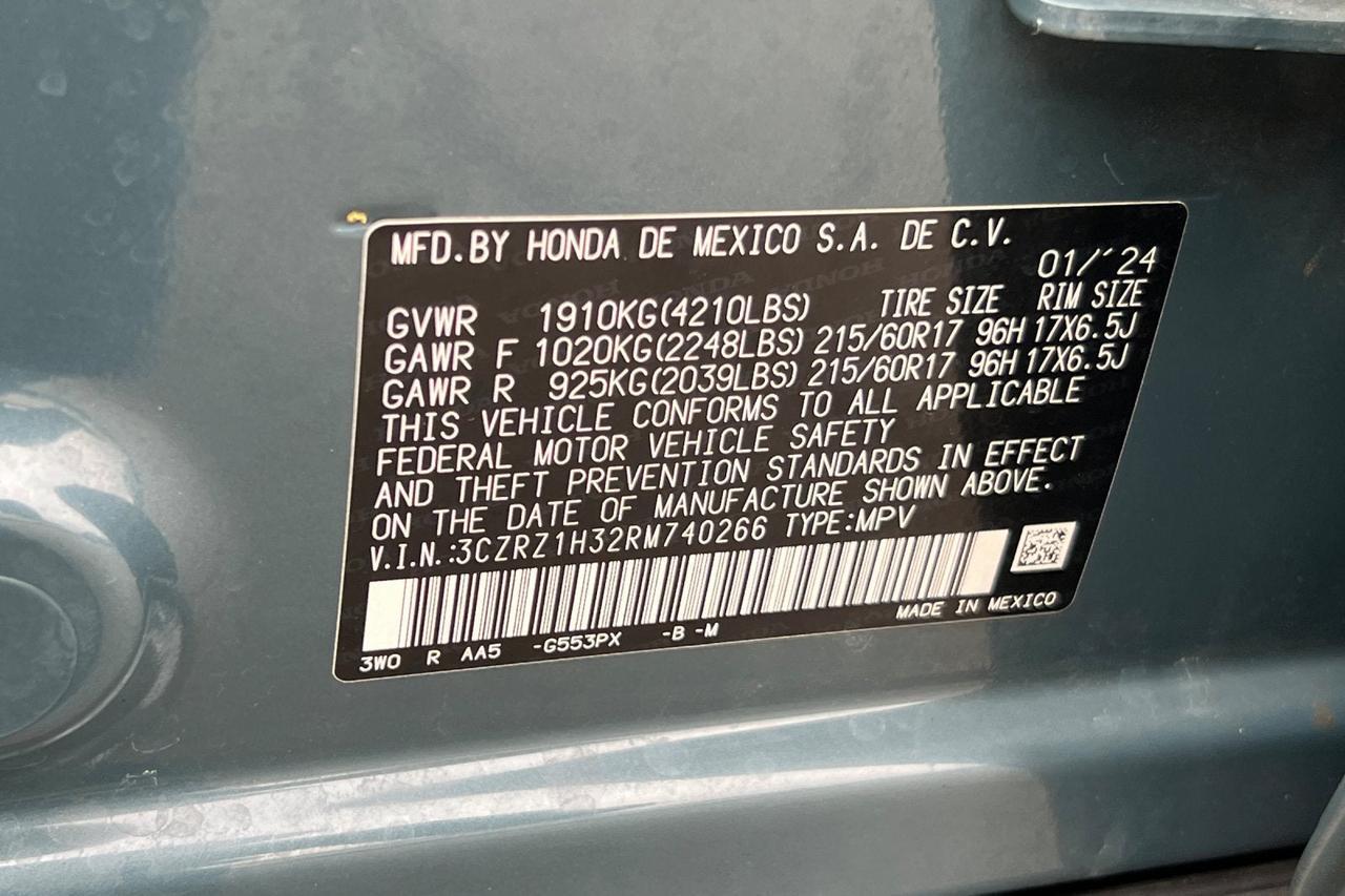 2024 Honda HR-V LX Roseville CA