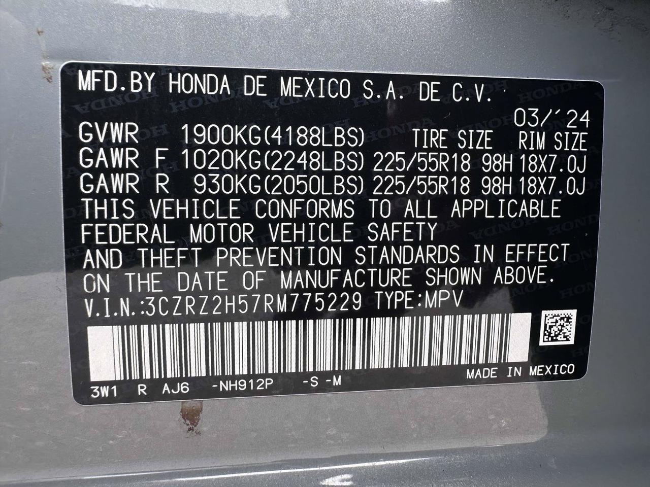 2024 Honda HR-V Sport San Clemente CA