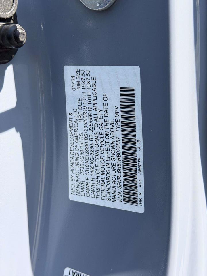 2024 Honda Odyssey Touring San Clemente CA