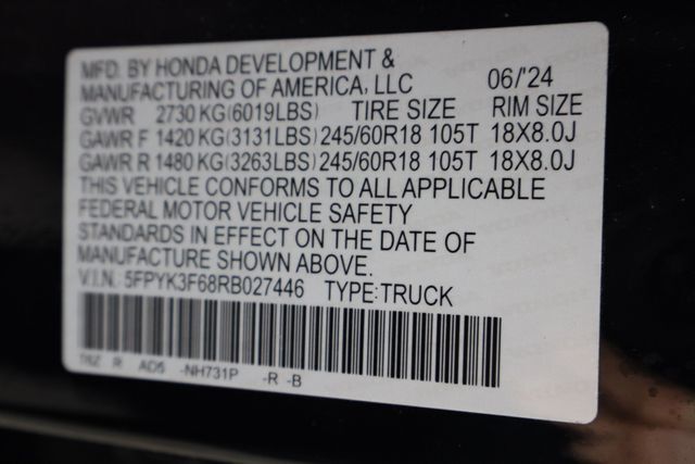 2024 Honda Ridgeline TrailSport Raleigh NC