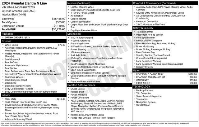 2024 Hyundai Elantra N Line Raleigh NC