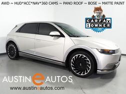 2024_Hyundai_IONIQ 5 Limited AWD_*HEADS-UP DISPLAY, PANORAMA GLASS ROOF, NAVIGATION, ADAPTIVE CRUISE, 360 VIEW CAMERAS, SMART PARKING, CLIMATE SEATS, HEATED STEERING, WIRELESS CHARGING, BOSE AUDIO, APPLE CARPLAY_ Round Rock TX