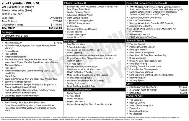 2024 Hyundai IONIQ 5 SE Raleigh NC