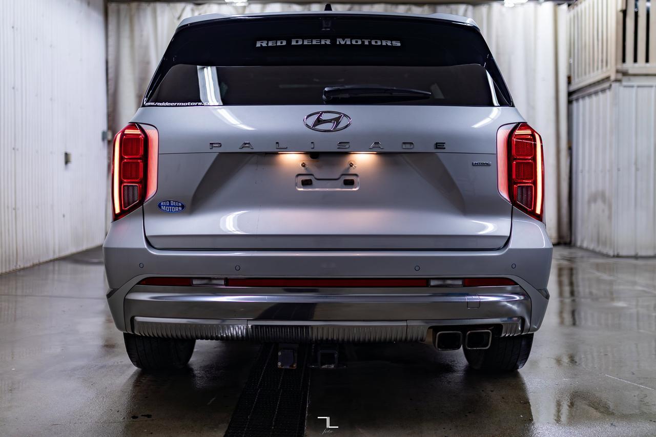 2024 Hyundai Palisade AWD Ultimate Calligraphy Leather Roof Nav BCam Red Deer AB