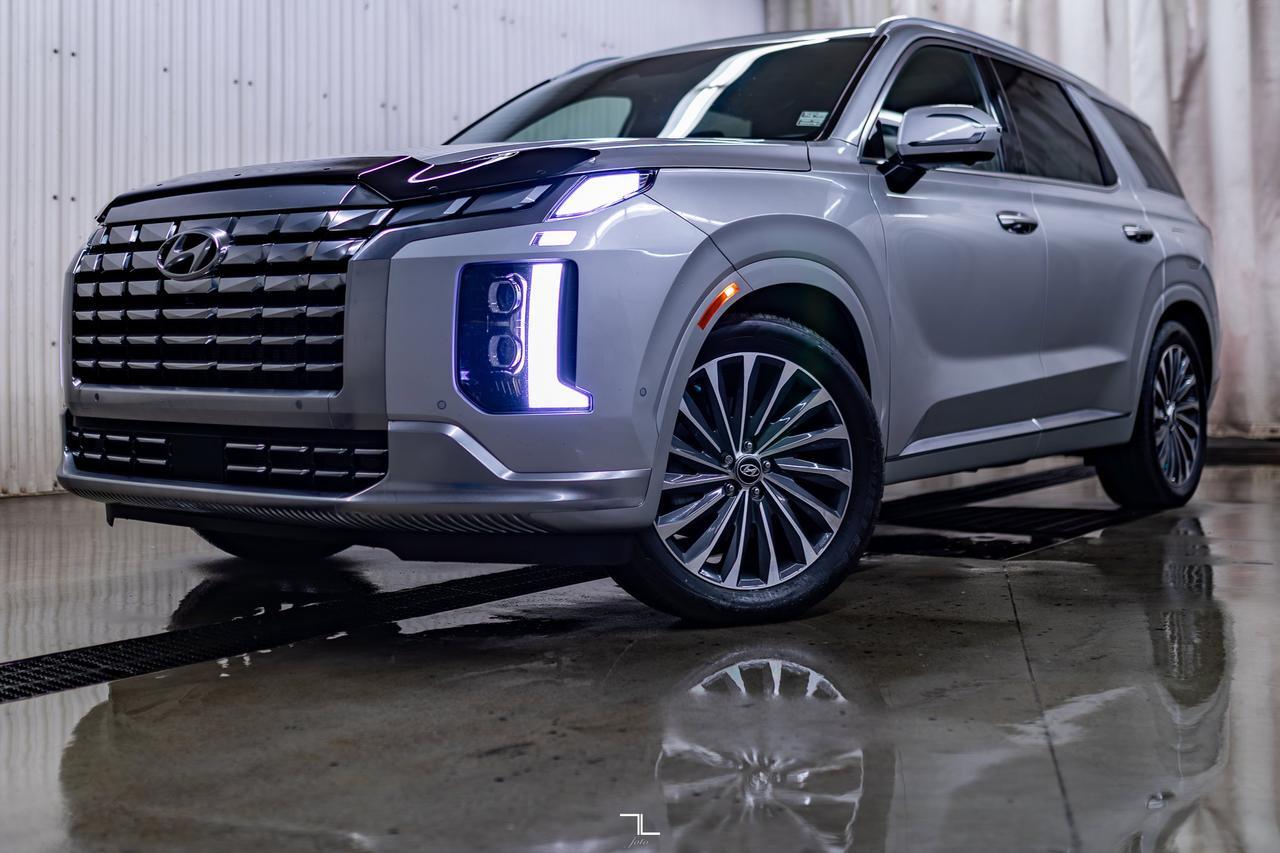 2024 Hyundai Palisade AWD Ultimate Calligraphy Leather Roof Nav BCam Red Deer AB