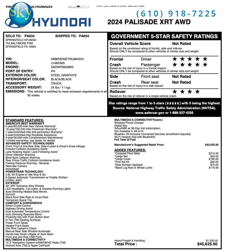 2024 Hyundai Palisade AWD XRT