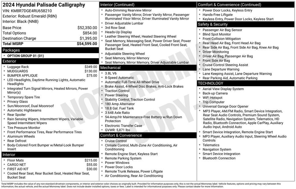 2024 Hyundai Palisade Calligraphy Tucson AZ