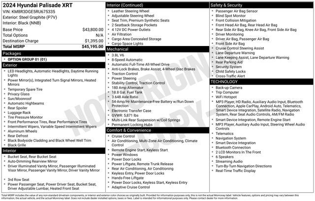 2024 Hyundai Palisade XRT Raleigh NC