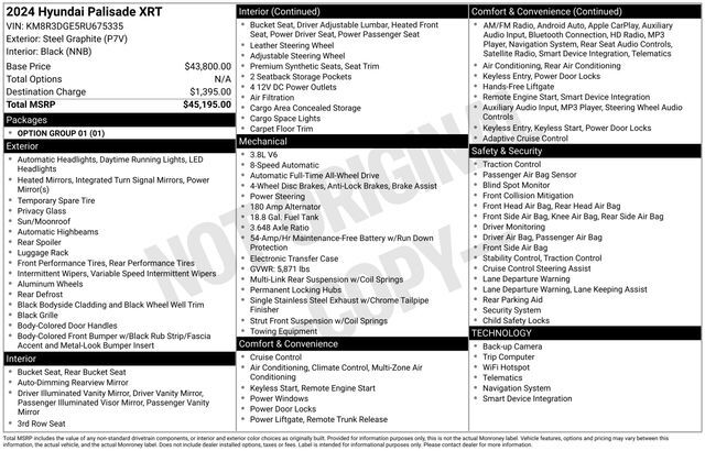 2024 Hyundai Palisade XRT Raleigh NC