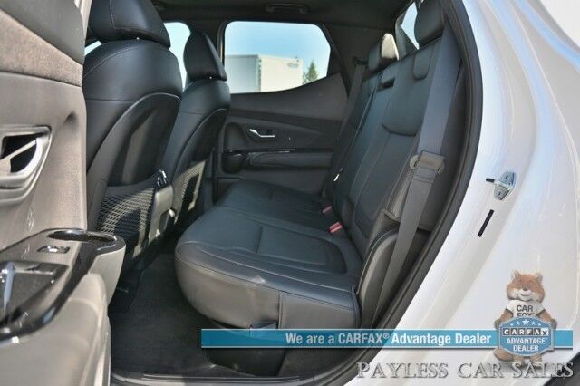2024 Hyundai Santa Cruz Limited / AWD / Auto Start / Crew Cab / Heated & Cooled Leather Seats / Heated Steering Wheel / Sunroof / Lane Departure & Blind Spot / Apple CarPlay & Android Auto / 360 Camera / Tonneau Cover / 1 Owner Anchorage AK