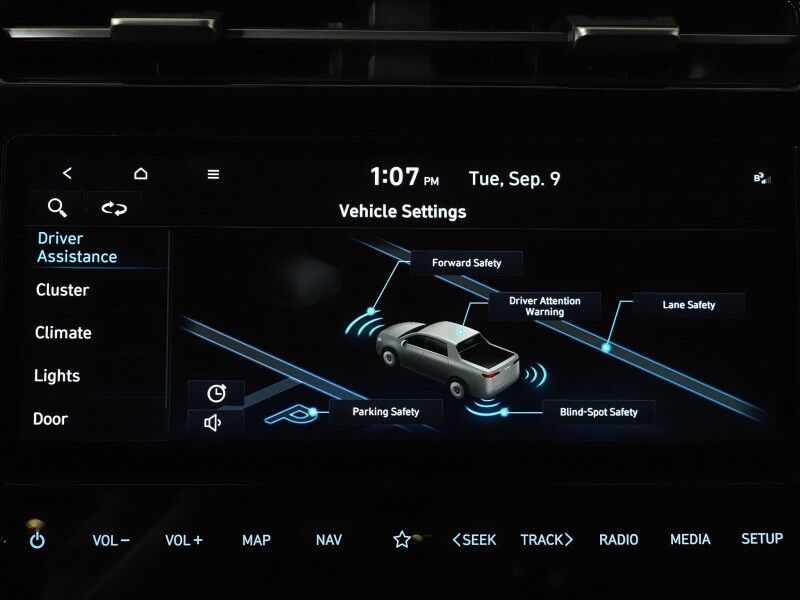 2024 Hyundai Santa Cruz NIGHT AWD *NAVIGATION, SAFETY ALERTS, BACKUP-CAMERA, COLOR TOUCHSCREEN, MOONROOF, HEATED SEATS, REMOTE START, KEYLESS ENTRY, WIRELESS CHARGING, ANDROID & APPLE Round Rock TX