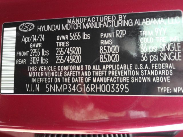 2024 Hyundai Santa Fe Hybrid Limited Plano TX