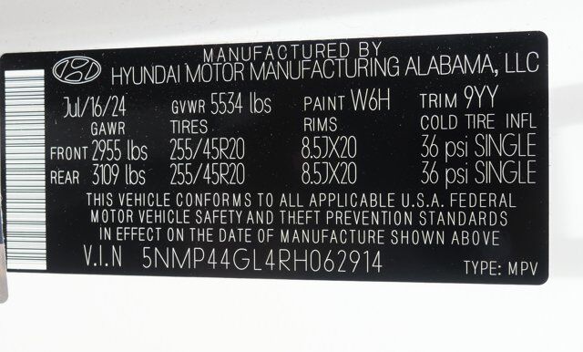 2024 Hyundai Santa Fe Limited San Juan TX