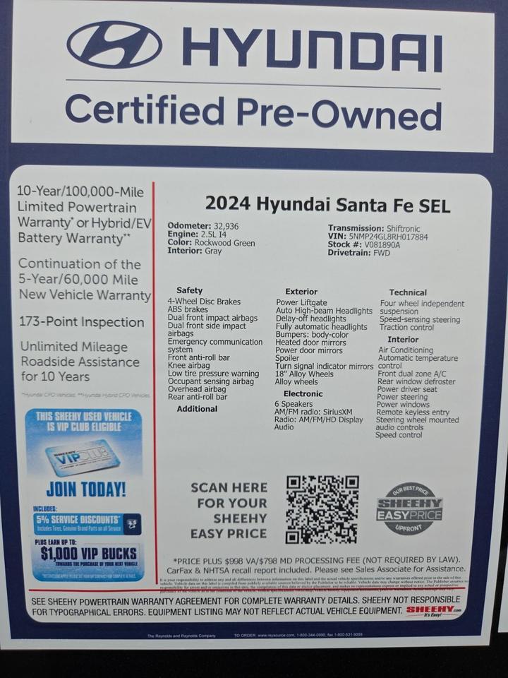 2024 Hyundai Santa Fe SEL Waldorf MD