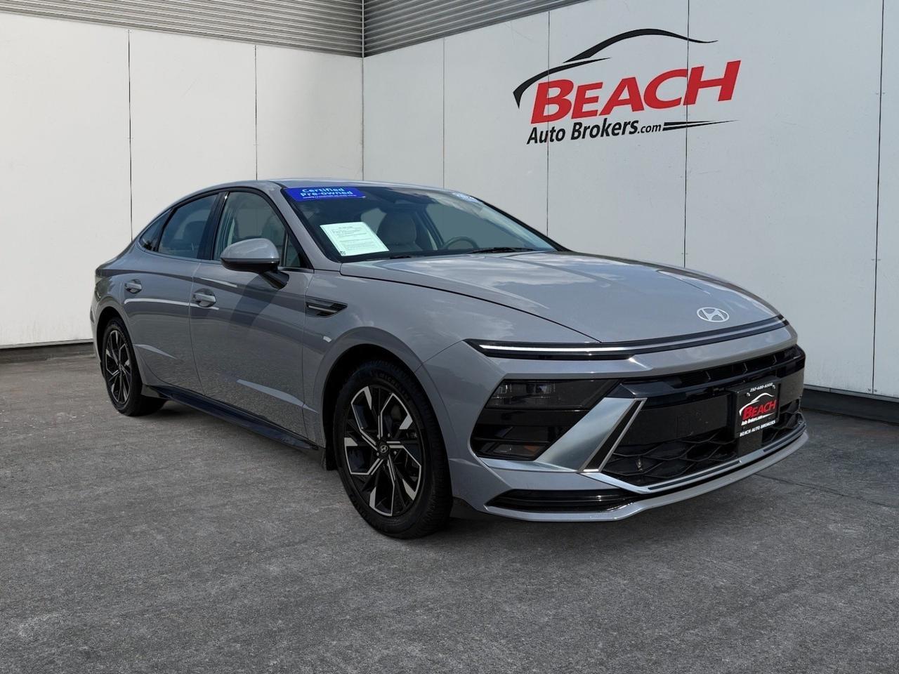 2024 Hyundai Sonata SEL, APPLE CARPLAY/ANDROID AUTO, BACKUP CAMERA, POWER MIRRORS, HEATED SEATS, HEATED MIRRORS, BLIND SPOT ALERT, PUSH BUTTON START, CLEAN CARFAX, ONLY 1 OWNER, THIS IS AN AMAZING BUY!