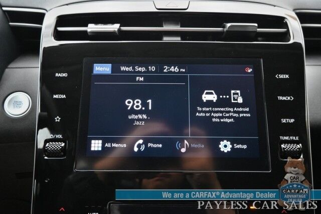 2024 Hyundai Tucson SEL / AWD / Auto Start / Power & Heated Cloth Seats / Adaptive Cruise Control / Lane Depart & Blind Spot Alert / Apple CarPlay & Android Auto / Back Up Camera / Keyless Entry & Start / 29 MPG / 1-Owner Anchorage AK