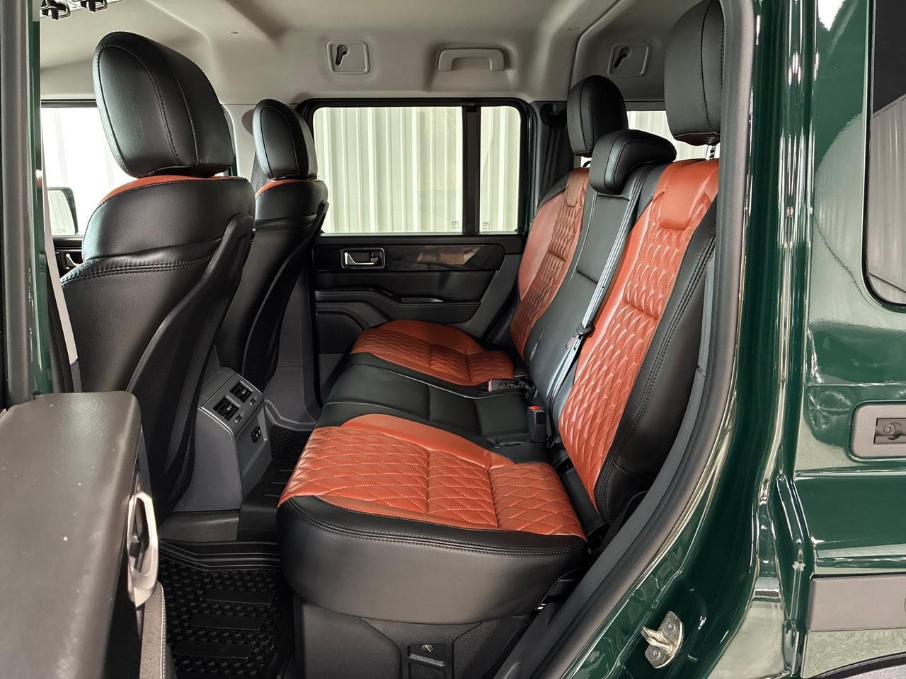 2024 INEOS Grenadier Custom Leather, Eibach Lift, Black Rhino Wheels w/ Toyo Open Country A/Ts, Rhino Rack Roof Rack w/ Light Bar, Baja Design LP6 Lights Houston TX