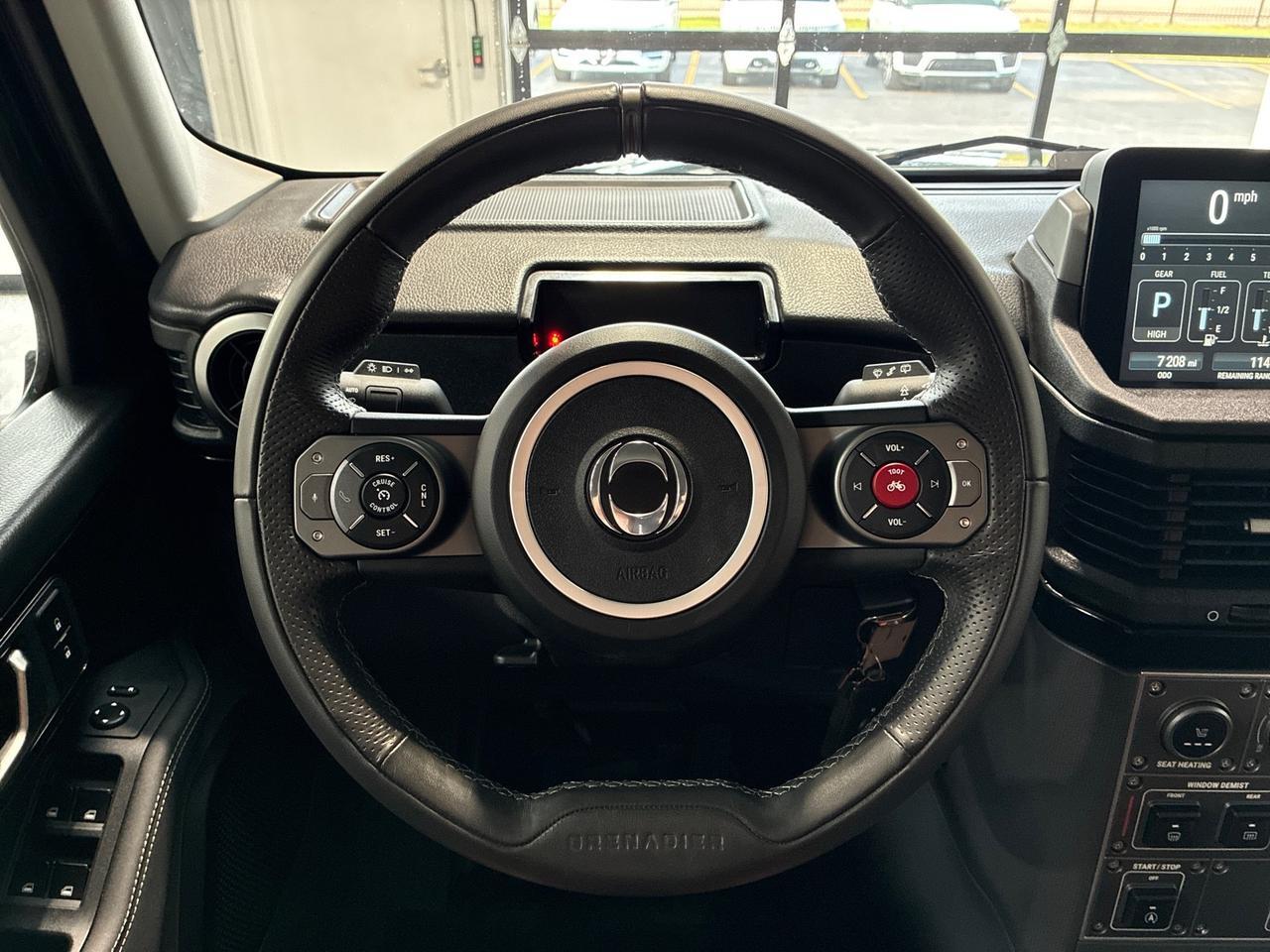 2024 INEOS Grenadier Custom Leather, Eibach Lift, Black Rhino Wheels w/ Toyo Open Country A/Ts, Rhino Rack Roof Rack w/ Light Bar, Baja Design LP6 Lights Houston TX