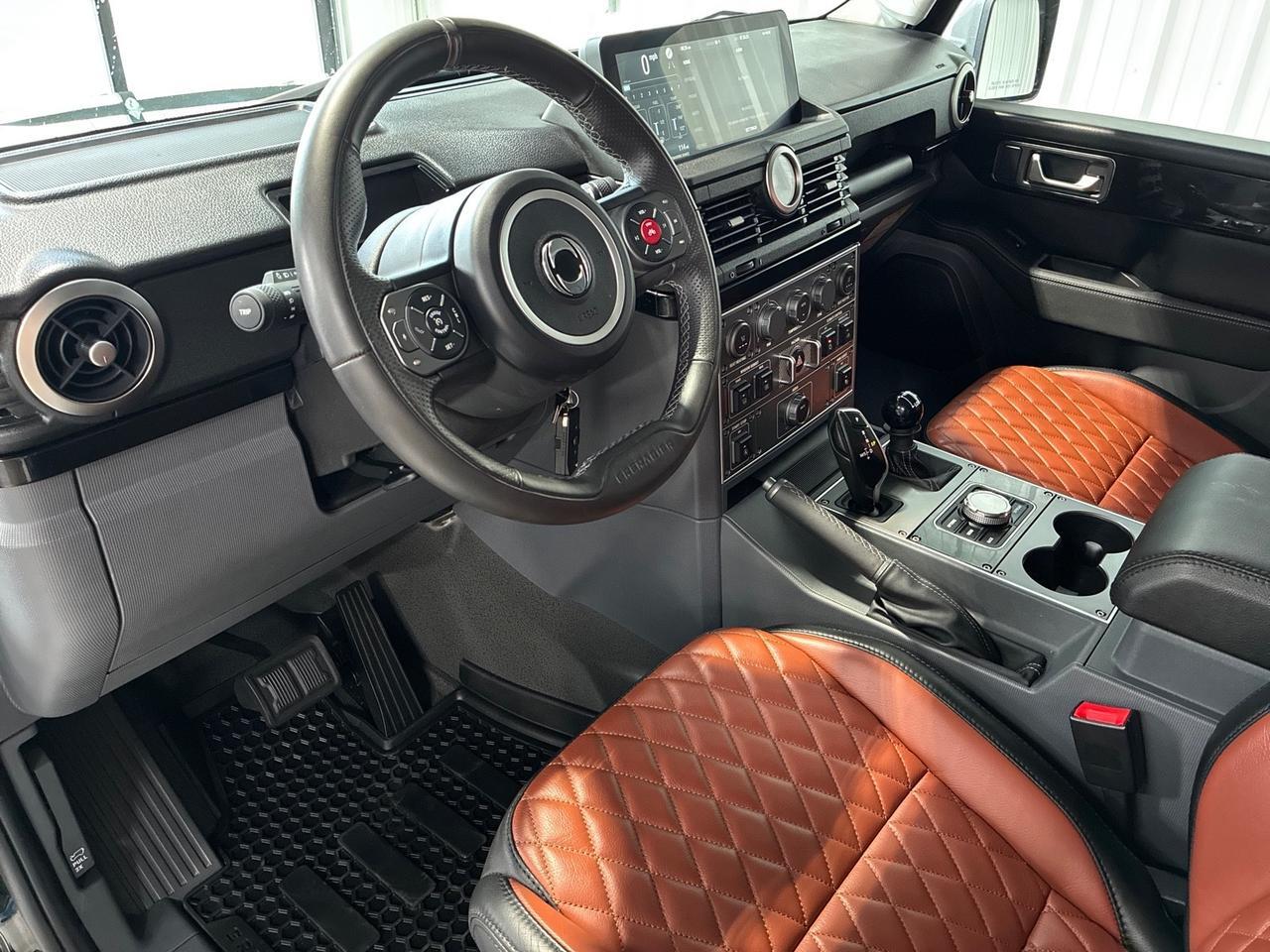 2024 INEOS Grenadier Custom Leather, Eibach Lift, Black Rhino Wheels w/ Toyo Open Country A/Ts, Rhino Rack Roof Rack w/ Light Bar, Baja Design LP6 Lights Houston TX
