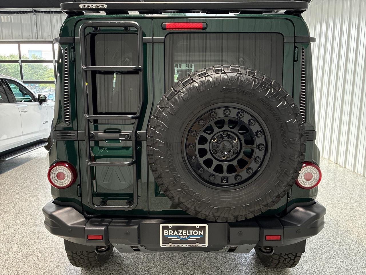 2024 INEOS Grenadier Custom Leather, Eibach Lift, Black Rhino Wheels w/ Toyo Open Country A/Ts, Rhino Rack Roof Rack w/ Light Bar, Baja Design LP6 Lights Houston TX
