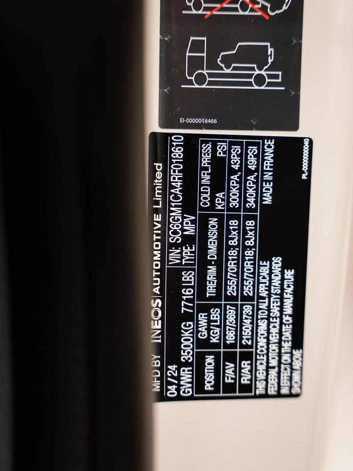 2024 INEOS Grenadier Field Master Base Ft Lauderdale FL