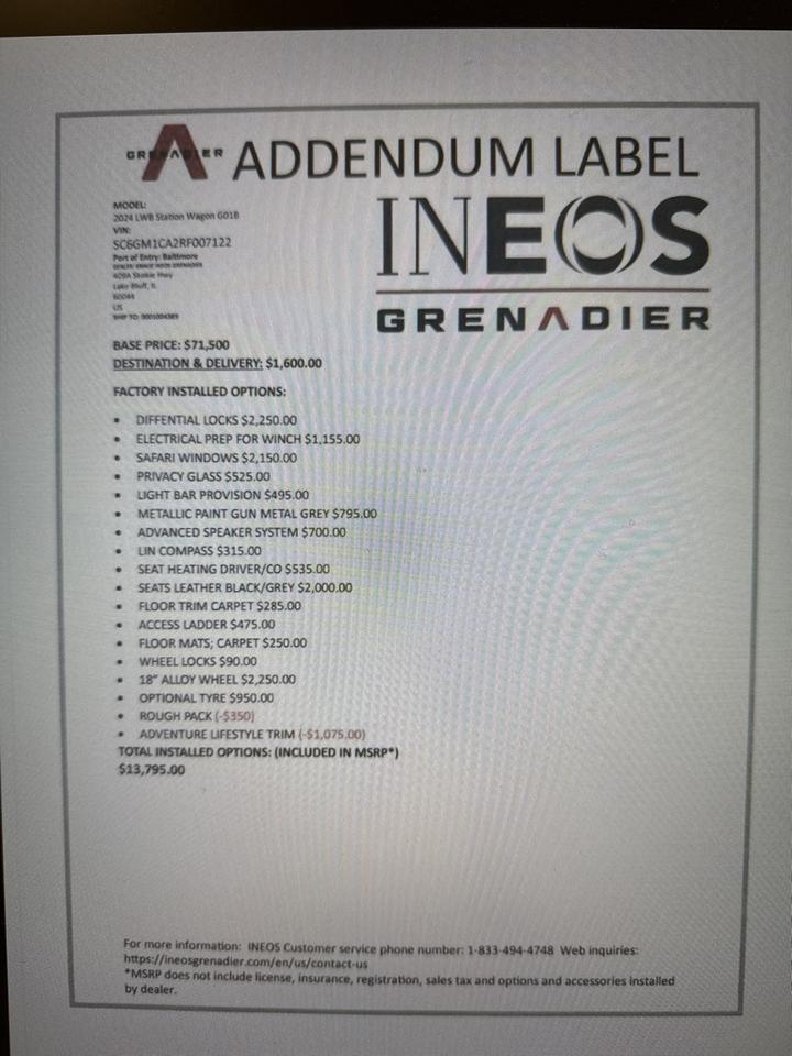 2024 INEOS Grenadier Fieldmaster Edition West Valley UT