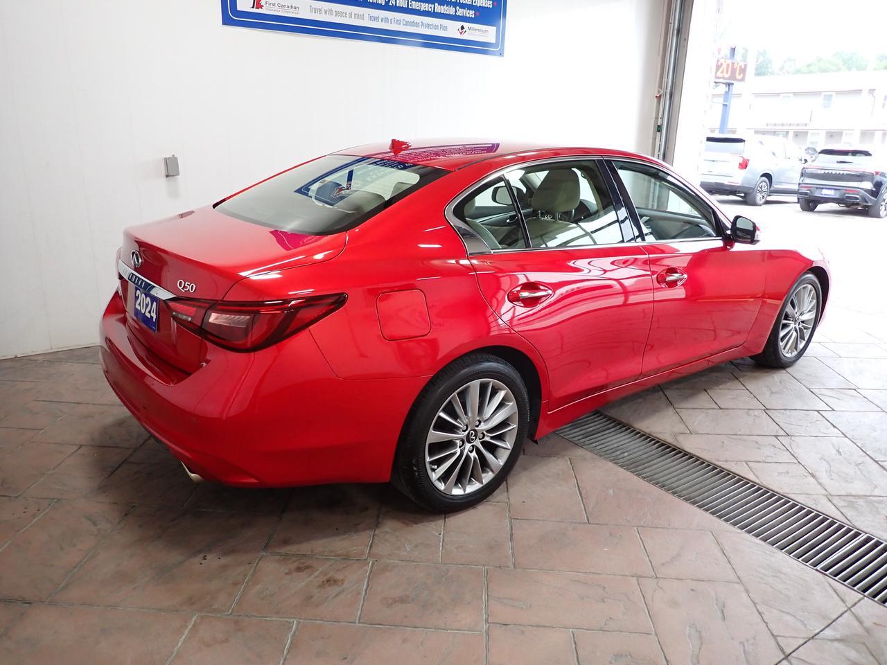2024 INFINITI Q50 LUXE AWD SUNROOF LEATHER Listowel ON