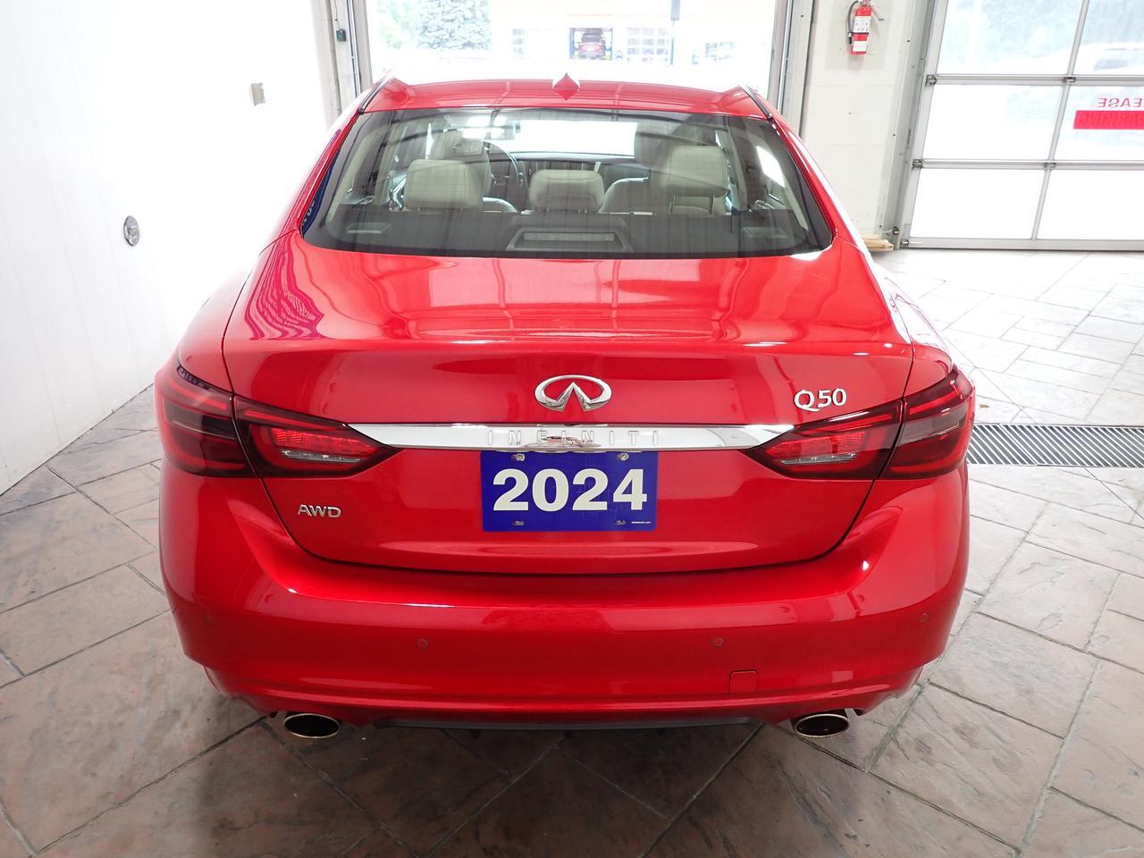 2024 INFINITI Q50 LUXE AWD SUNROOF LEATHER Listowel ON