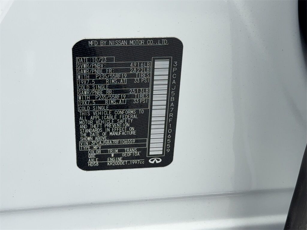 2024 INFINITI QX50 LUXE CAM,PANO,HTD STS,BLIND SPOT,19&quot; WLS Plano TX