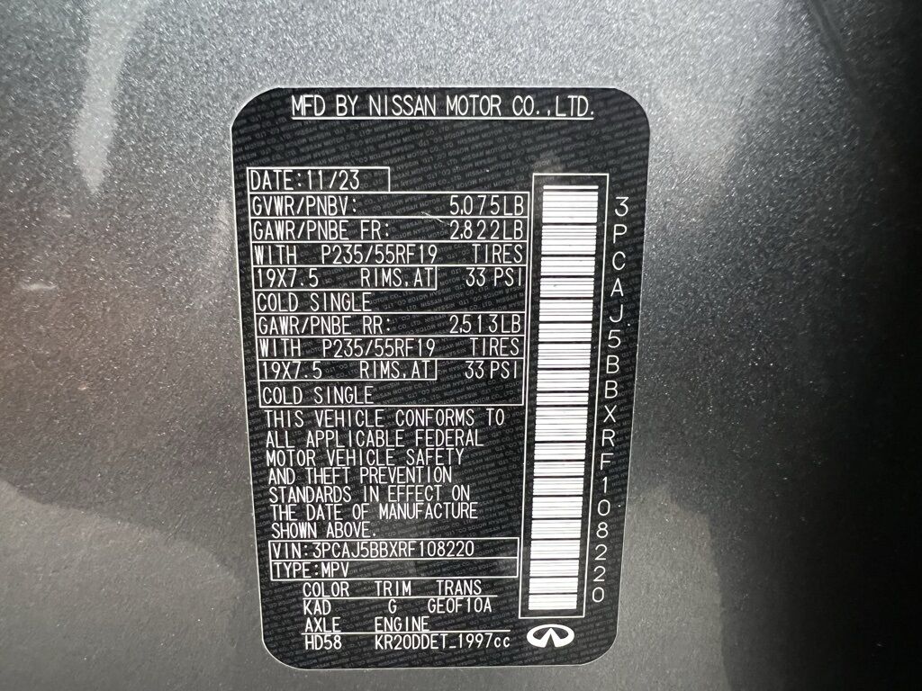 2024 INFINITI QX50 LUXE Highlands Ranch CO