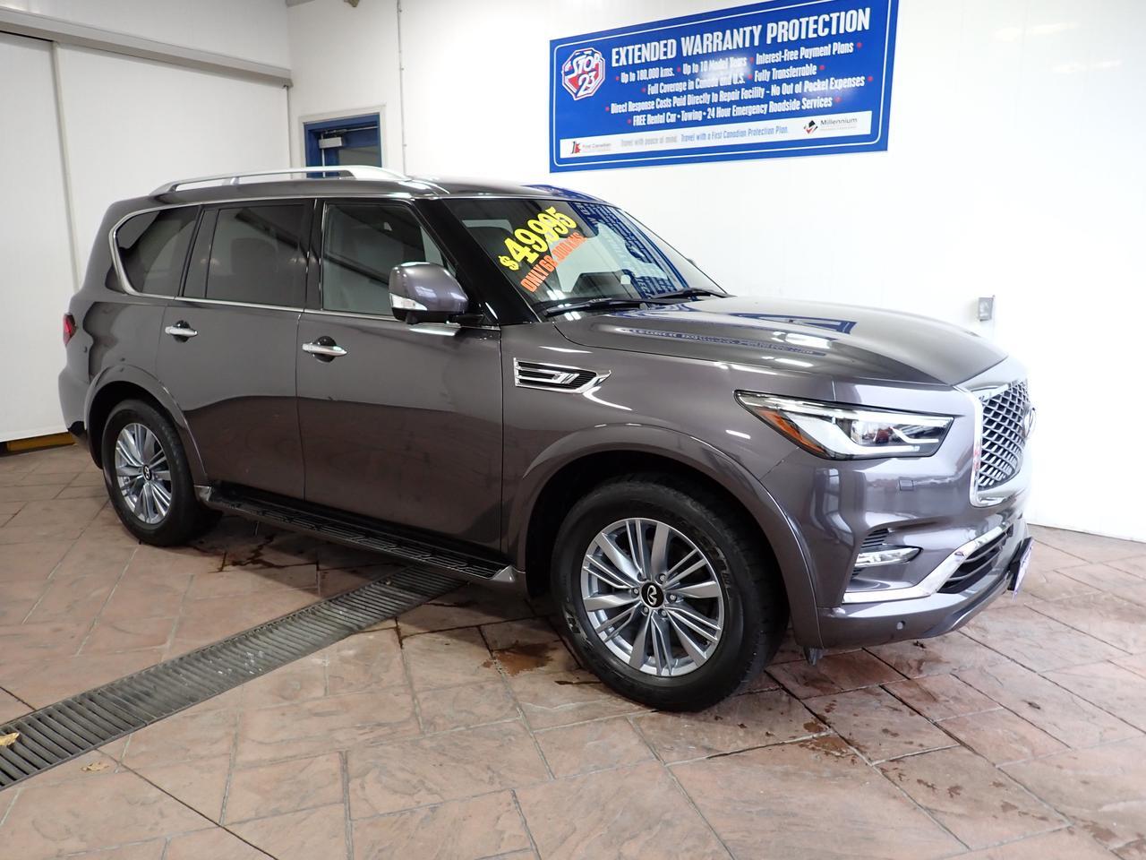2024 INFINITI QX80 LUXE 4WD LEATHER NAVI SUNROOF 7 PASS