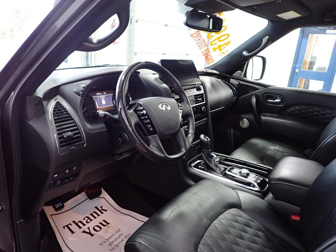 2024 INFINITI QX80 LUXE 4WD LEATHER NAVI SUNROOF 7 PASS Listowel ON