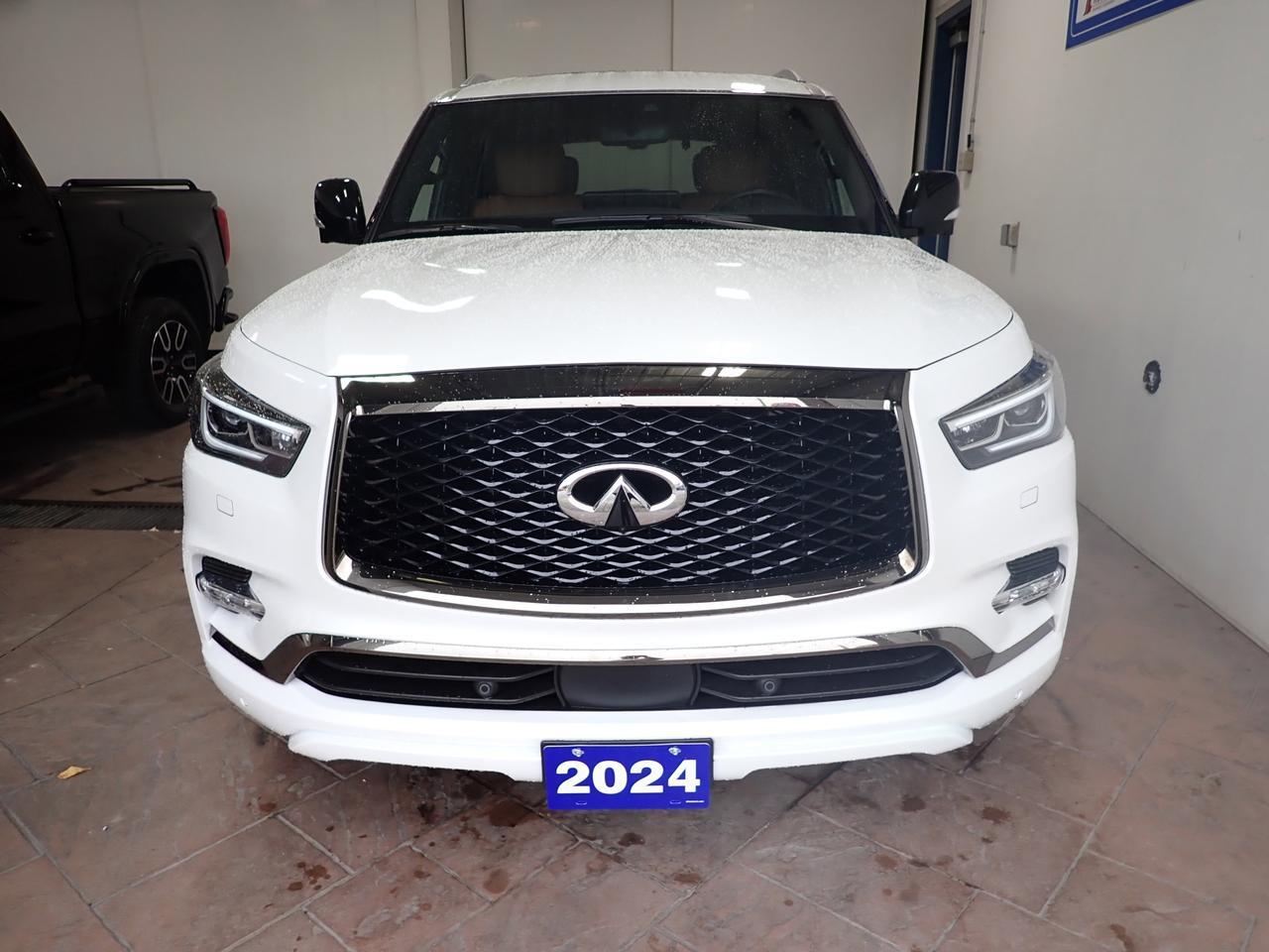 2024 INFINITI QX80 PROACTIVE 4WD DVD LEATHER NAVI SUNROOF Listowel ON
