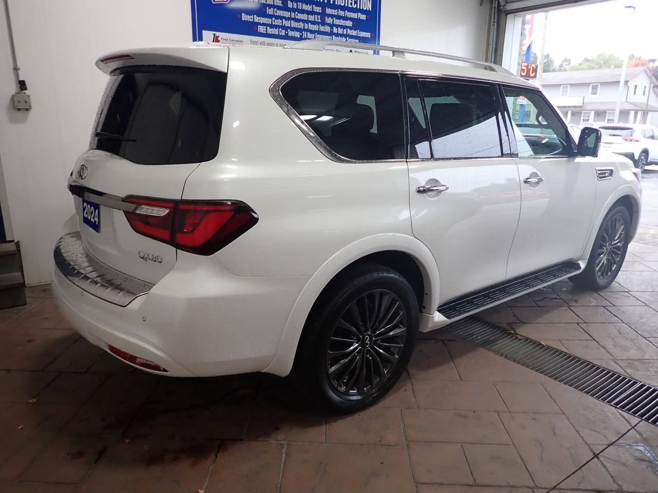 2024 INFINITI QX80 PROACTIVE 4WD DVD LEATHER NAVI SUNROOF Listowel ON