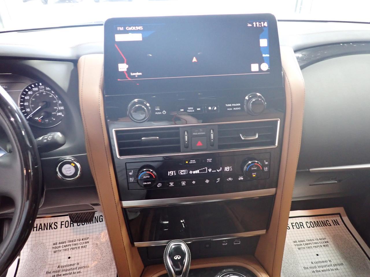 2024 INFINITI QX80 PROACTIVE 4WD DVD LEATHER NAVI SUNROOF Listowel ON