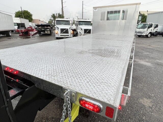 2024 Isuzu FTR 18' Aluminum Flatbed Truck with Truck Mounted Forklift. Order Today! Miami FL
