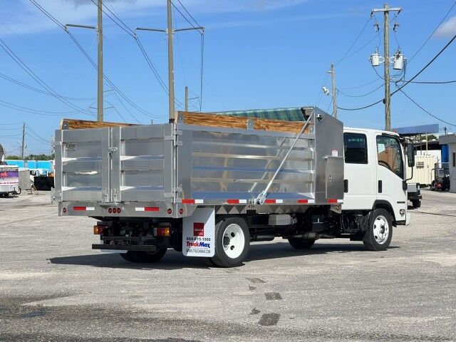 2024 Isuzu NPR-HD Crew Cab GAS 14&apos; Aluminum Landscape Dump Truck Miami FL