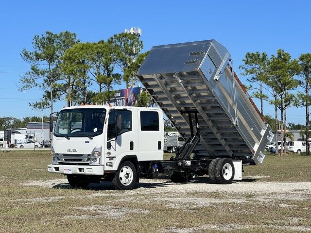 2024 Isuzu NPR-HD Crew Cab GAS 14&apos; BABCO Aluminum Landscape Dump Truck Miami FL