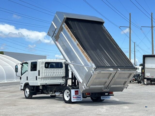 2024 Isuzu NPR-HD Crew Cab GAS 14' BABCO Aluminum Landscape Dump Truck Miami FL
