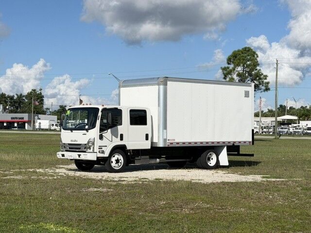 2024 Isuzu NPR-HD Crew Cab GAS 16' Dry Box Truck