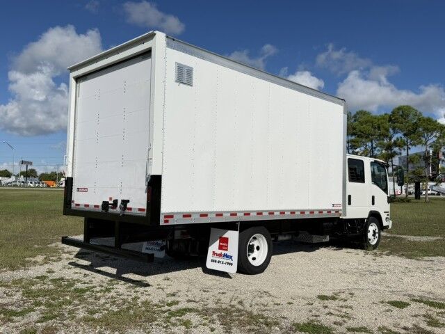 2024 Isuzu NPR-HD Crew Cab GAS 16' Dry Box Truck Homestead FL
