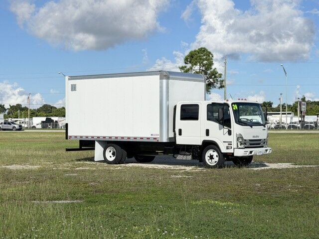 2024 Isuzu NPR-HD Crew Cab GAS 16' Dry Box Truck Homestead FL