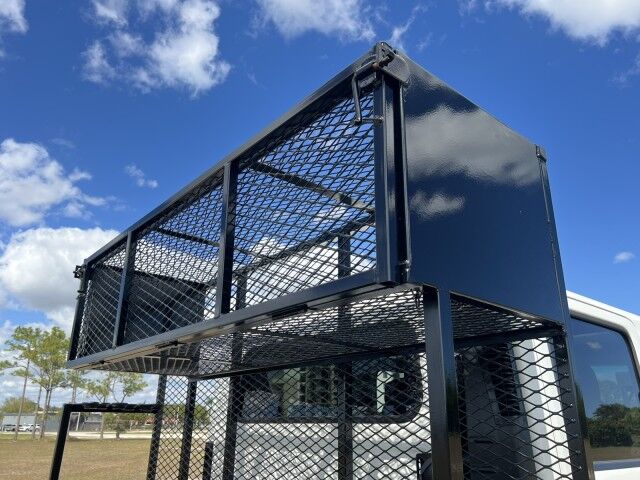 2024 Isuzu NPR-HD Crew cab 14 + 5 Steel Landscape Flatbed Dove Tail. Miami FL