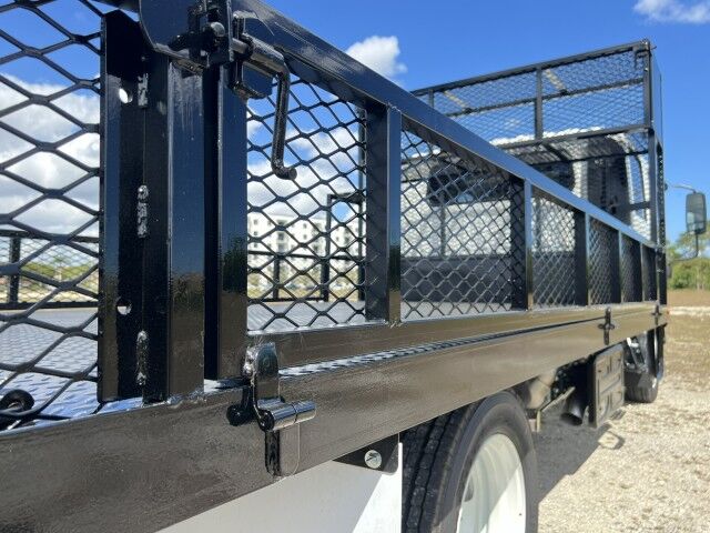 2024 Isuzu NPR-HD Crew cab 14 + 5 Steel Landscape Flatbed Dove Tail. Miami FL