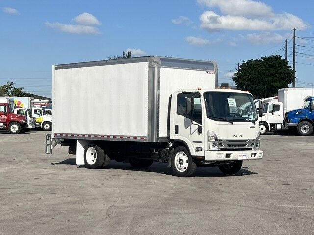 2024 Isuzu NPR-HD GAS 16&apos; Dry Box Truck with 2,200 Lb Lift Gate Homestead FL