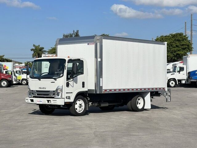 2024 Isuzu NPR-HD GAS 16&apos; Dry Box Truck with 2,200 Lb Lift Gate Homestead FL