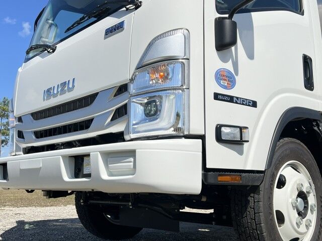 2024 Isuzu NRR 14' Aluminum Flatbed Truck with 3,000 lbs. Donkey Burro Truck Mounted Forklift Homestead FL