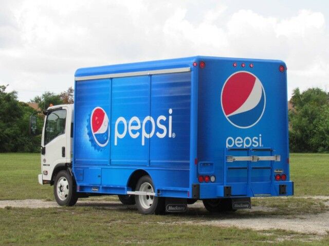 2024 Isuzu NRR 14' Beverage Truck 6 Bays