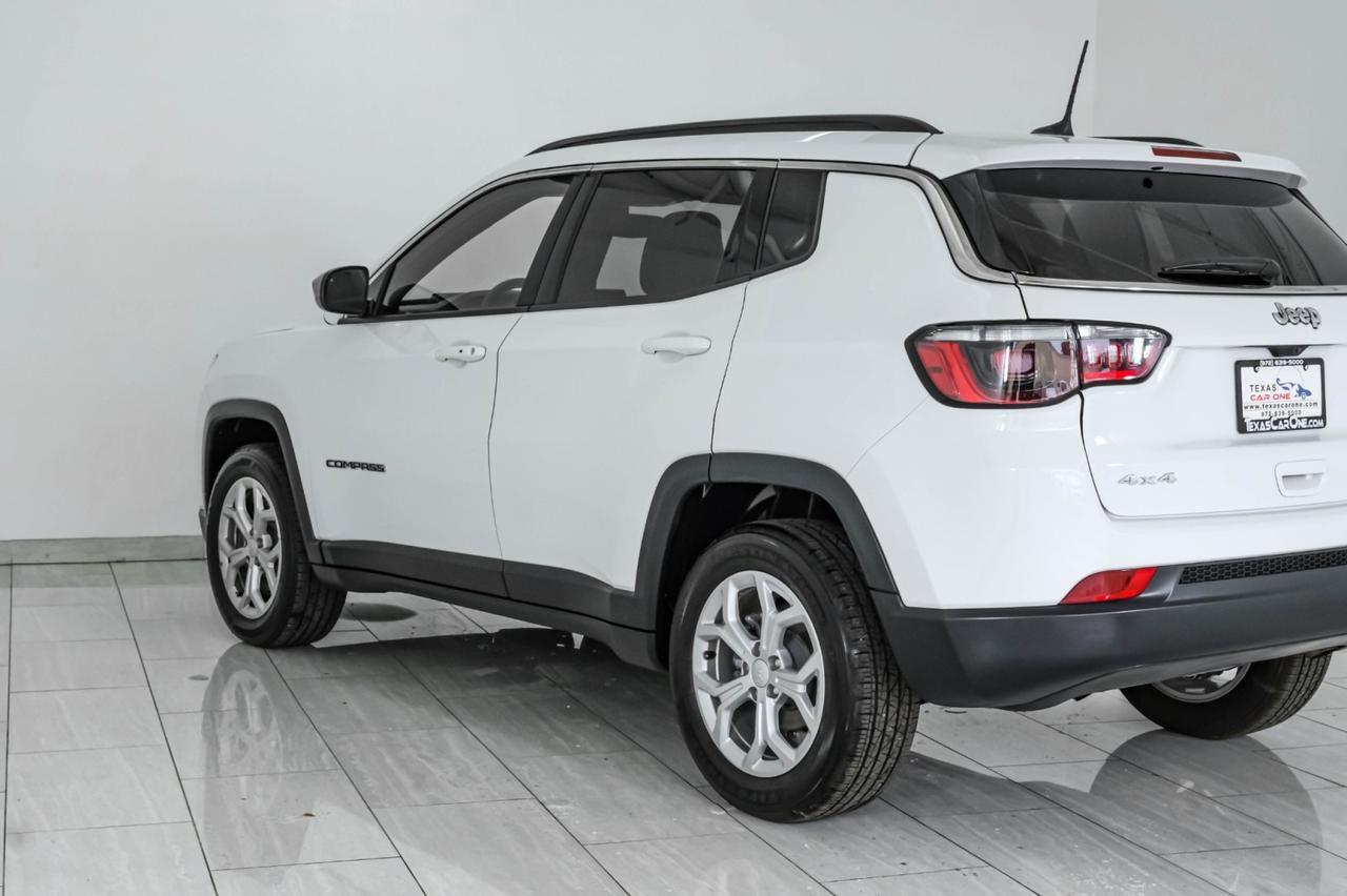 2024 Jeep Compass LATITUDE 4WD AUTOMATIC BLIND SPOT ASSIST LEATHER/CLOTH SEATS REAR CAMERA KEYLESS START Carrollton TX